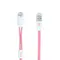 Кабель Remax RC-025t Gemini USB - Lightning + micro USB (M/M), 1 м, Pink (6954851251286)
