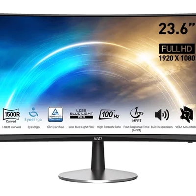 Монітор MSI 23.6" Pro MP2422C VA Black Curved