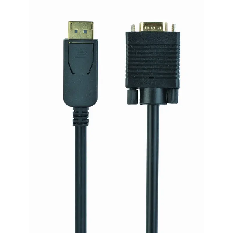 Кабель Cablexpert DisplayPort - VGA (M/M), 1.8 м, чорний (CCP-DPM-VGAM-6) пакет Кабель Cablexpert DisplayPort - VGA (M/M), 1.8 м, чорний (CCP-DPM-VGAM-6) пакет