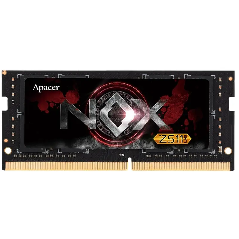 Модуль пам`ятi SO-DIMM 16GB/3200 DDR4 Apacer NOX Black (A4S16G32CLYBDAA-1)