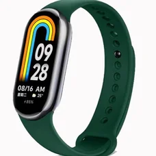 Силіконовий ремінець BeCover для Xiaomi Mi Smart Band 8 Dark Green (709384)