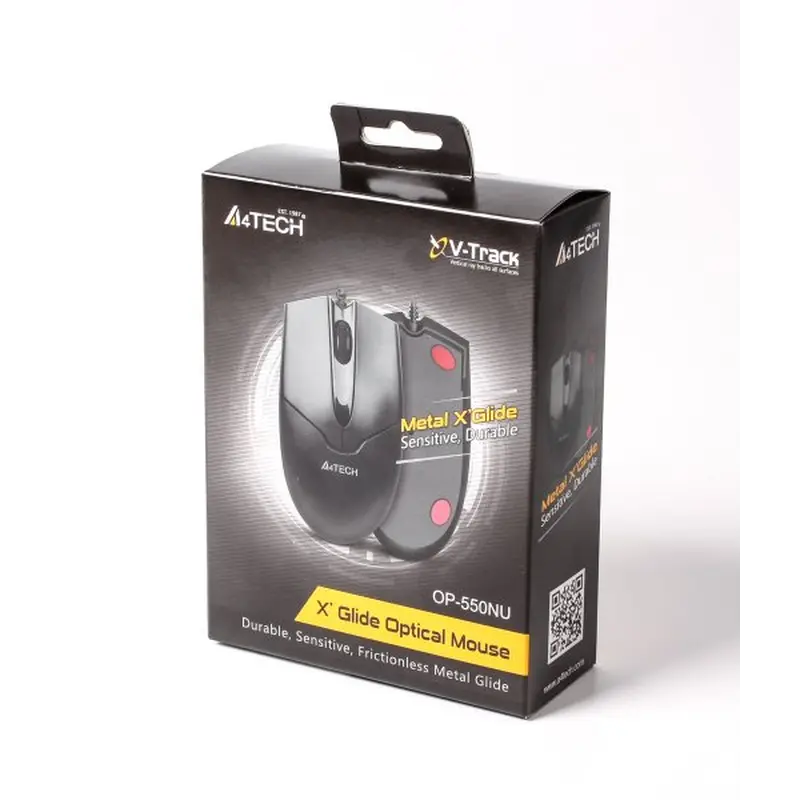 Миша A4Tech OP-550NU Black USB V-Track Миша A4Tech OP-550NU Black USB V-Track