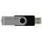 Флеш-накопичувач USB3.2 128GB GOODRAM UTS3 (Twister) Black (UTS3-1280K0R11)