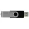 Флеш-накопичувач USB3.2 128GB GOODRAM UTS3 (Twister) Black (UTS3-1280K0R11) Флеш-накопичувач USB3.2 128GB GOODRAM UTS3 (Twister) Black (UTS3-1280K0R11)