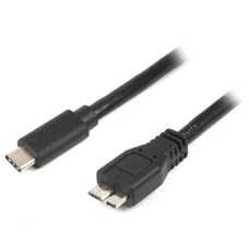 Кабель Cablexpert USB Type-C - micro USB Type-B (M/M), 1 м, чорний (CCP-USB3-mBMCM-1M)