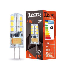 Лампа світлодіодна Tecro 2.5W G4 4100K (TL-G4-2.5W-12V)