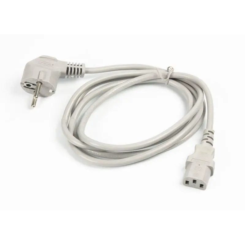 Кабель силовий Cablexpert PC-186-VDE-GR (С13), VDE, сiрий, 1.8 м