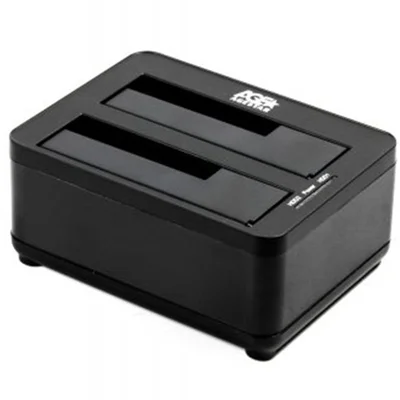 Док-станція AgeStar 3UBT8 для SATA HDD 2.5"/3.5", USB 3.0, Black
