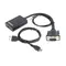 Адаптер Cablexpert HDMI - VGA (F/M), 0.15 м, Black (A-VGA-HDMI-01)