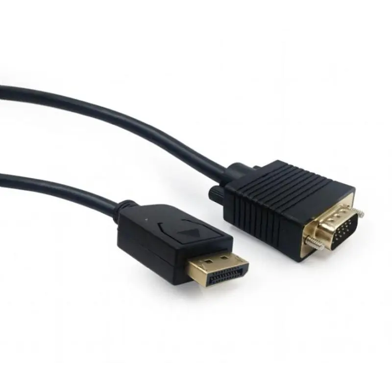 Кабель Cablexpert DisplayPort - VGA (M/M), 1.8 м, чорний (CCP-DPM-VGAM-6) пакет Кабель Cablexpert DisplayPort - VGA (M/M), 1.8 м, чорний (CCP-DPM-VGAM-6) пакет