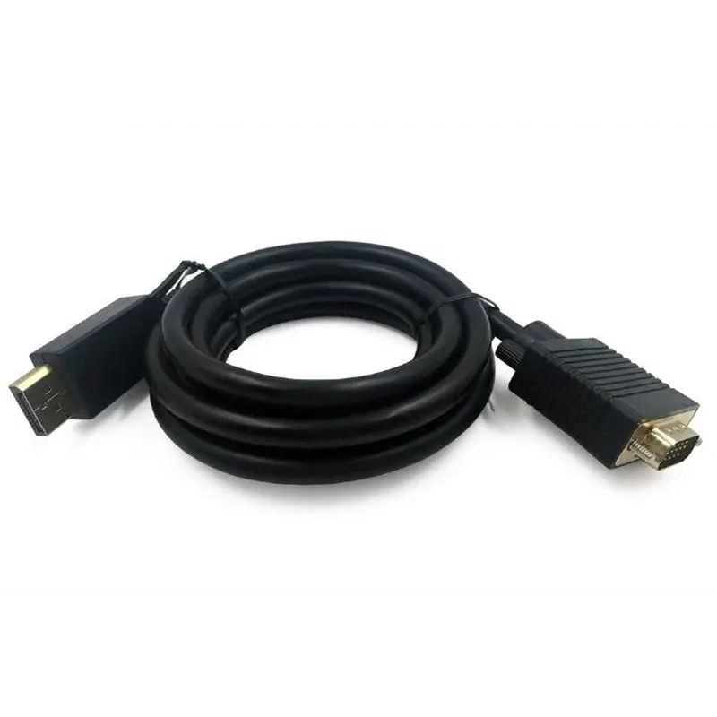 Кабель Cablexpert DisplayPort - VGA (M/M), 1.8 м, чорний (CCP-DPM-VGAM-6) пакет Кабель Cablexpert DisplayPort - VGA (M/M), 1.8 м, чорний (CCP-DPM-VGAM-6) пакет
