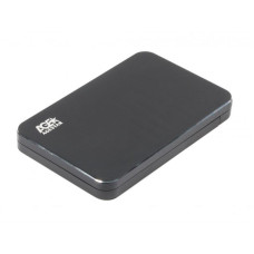 Зовнішня кишеня AgeStar для підключення SATA HDD/SDD 2.5", USB3.1, алюміній, Black (31UB2A18)