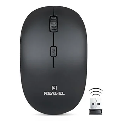 Миша бездротова REAL-EL RM-301 Wireless Black