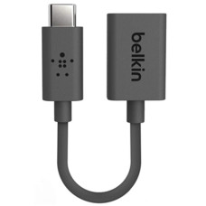 Адаптер Belkin USB Type-C - USB V 3.0 (M/F), 0.14 м, Black (F2CU036btBLK)