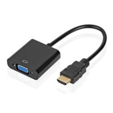 Адаптер Atcom HDMI - VGA (M/F), 0.1 м, Black (AT9220)