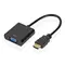 Адаптер Atcom HDMI - VGA (M/F), 0.1 м, Black (AT9220) Адаптер Atcom HDMI - VGA (M/F), 0.1 м, Black (AT9220)