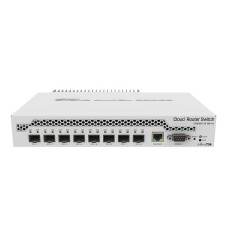 Комутатор MikroTik CRS309-1G-8S+IN (8xSFP+, 1хGE PoE In managment, RS232, L3)