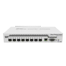 Комутатор MikroTik CRS309-1G-8S+IN (8xSFP+, 1хGE PoE In managment, RS232, L3)