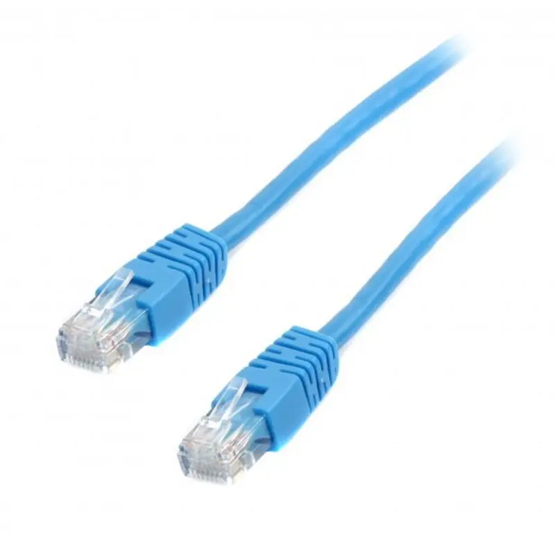 Патч-корд UTP Cablexpert (PP6U-0.25M/B) cat.6, літий, 50u штекер із засувкою, 0.25 м, синій