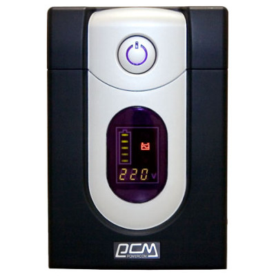 Джерело безперебійного живлення Powercom Imperial IMD-1025AP, Lin.int., AVR, 6 х IEC 320 C13, LCD, USB, RJ-45, RJ-11, пластик (00210133)