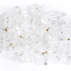 Конектор RJ11/RJ14 Cablexpert (MP-6P4C/100) 100 шт/пак