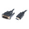 Кабель REAL-EL HDMI - DVI (M/M), 1.8 м, Black (EL123500013)