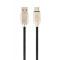 Кабель Cablexpert USB - USB Type-C V 2.0 (M/M), 2.1 А, преміум, 1 м, чорний (CC-USB2R-AMCM-1M)