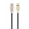 Кабель Cablexpert USB - USB Type-C V 2.0 (M/M), 2.1 А, преміум, 1 м, чорний (CC-USB2R-AMCM-1M) Кабель Cablexpert USB - USB Type-C V 2.0 (M/M), 2.1 А, преміум, 1 м, чорний (CC-USB2R-AMCM-1M)