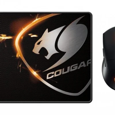 Миша Cougar Minos XC Black USB + килимок Speed XC