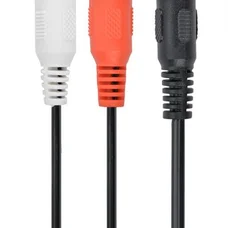 Аудіо-кабель Cablexpert 3.5 мм - 2хRCA (M/M), стерео, 15 м, чорний (CCA-458-15M)