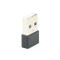 Адаптер Cablexpert (A-USB2-AMCF-01) USB 2.0 type A - USB type C, чорний