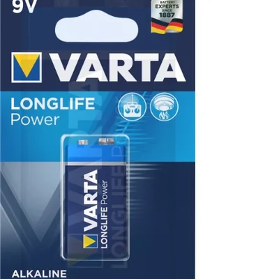 Батарейка Varta Longlife Power 4922 (High Energy) 6LR61 BL 1шт