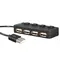 Концентратор USB 2.0 Frime 4хUSB2.0 Black (FH-20010)