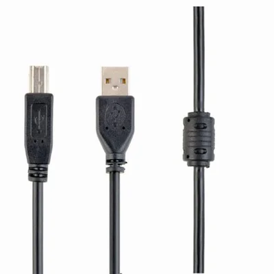 Кабель Cablexpert USB - USB Type-B V 2.0 (M/M), 3.0 м, Феритовий фільтр, чорний (CCF-USB2-AMBM-10)