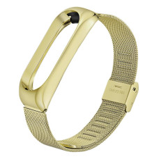 Ремінець BeCover Metal для Xiaomi Mi Band 4/3 Gold (704653)