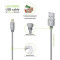 Кабель Intaleo CBGNYL2 USB - Lightning (M/M), 2 м, Grey (1283126477669)