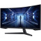 Монiтор Samsung 34" Odyssey G5 (LC34G55TWWIXCI) VA Black Curved