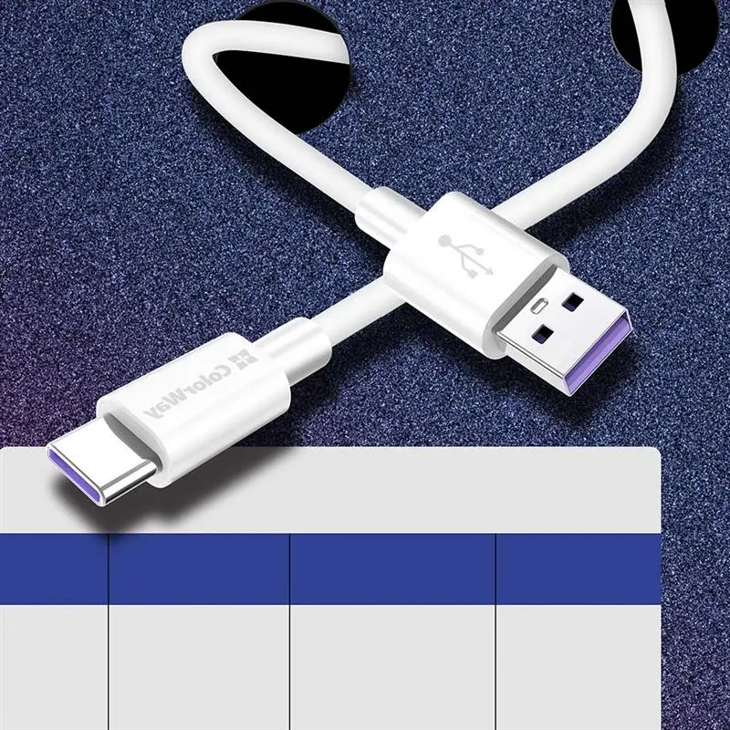 Кабель ColorWay USB-USB Type-C, 5.0А, 1м, White (CW-CBUC019-WH) Кабель ColorWay USB-USB Type-C, 5.0А, 1м, White (CW-CBUC019-WH)