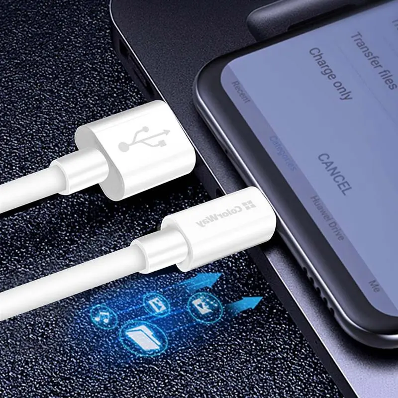 Кабель ColorWay USB-USB Type-C, 5.0А, 1м, White (CW-CBUC019-WH) Кабель ColorWay USB-USB Type-C, 5.0А, 1м, White (CW-CBUC019-WH)