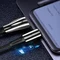 Кабель ColorWay USB - USB Type-C (M/M), Zinc Alloy + Led, 2.4 А, 1 м, Black (CW-CBUC035-BK)