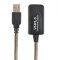 Кабель Cablexpert USB - USB V 2.0 (F/M), активний подовжувач, 5 м, чорний (UAE-01-5M)