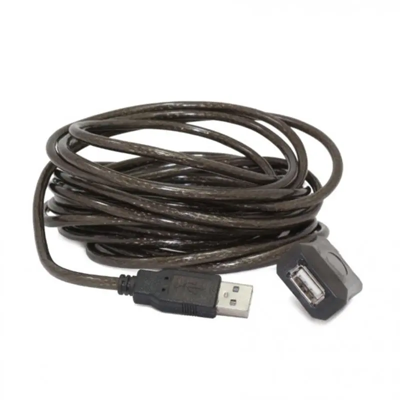 Кабель Cablexpert USB - USB V 2.0 (F/M), активний подовжувач, 5 м, чорний (UAE-01-5M) Кабель Cablexpert USB - USB V 2.0 (F/M), активний подовжувач, 5 м, чорний (UAE-01-5M)