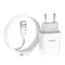 Зарядний пристрій Hoco C72A Glorious (1USB, 2.1А) White (6931474712998) + кабель Lightning