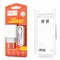 Зарядний пристрій Hoco C72A Glorious (1USB, 2.1А) White (6931474712998) + кабель Lightning