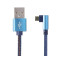 Кабель Cablexpert USB - micro USB V 2.0 (M/M), преміум, 1 м, синій (CC-USB2J-AMmBML-1M-BL)