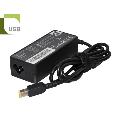 Блок живлення 1StCharger для ноутбука Lenovo 20V 65W 3.25A USB (AC1STLE65WC)