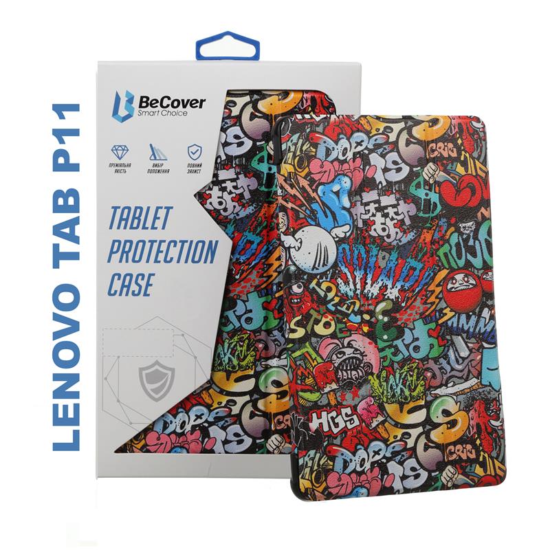 Чохол-книжка BeCover Smart Case для Lenovo Tab P11/Tab P11 Plus Graffiti (706102)