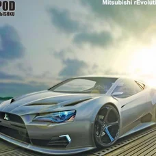 Килимок для миші Podmyshku Mitsubishi
