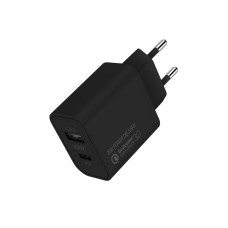 Мережевий зарядний пристрій ColorWay (1USB Type-C PDx3A;1USBx4A) Black (CW-CHS025QPD-BK)