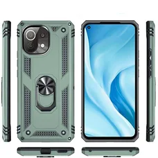 Чохол-накладка BeCover Military для Xiaomi Mi 11 Lite/Mi 11 Lite 5G/11 Lite 5G NE Dark Green (706645)